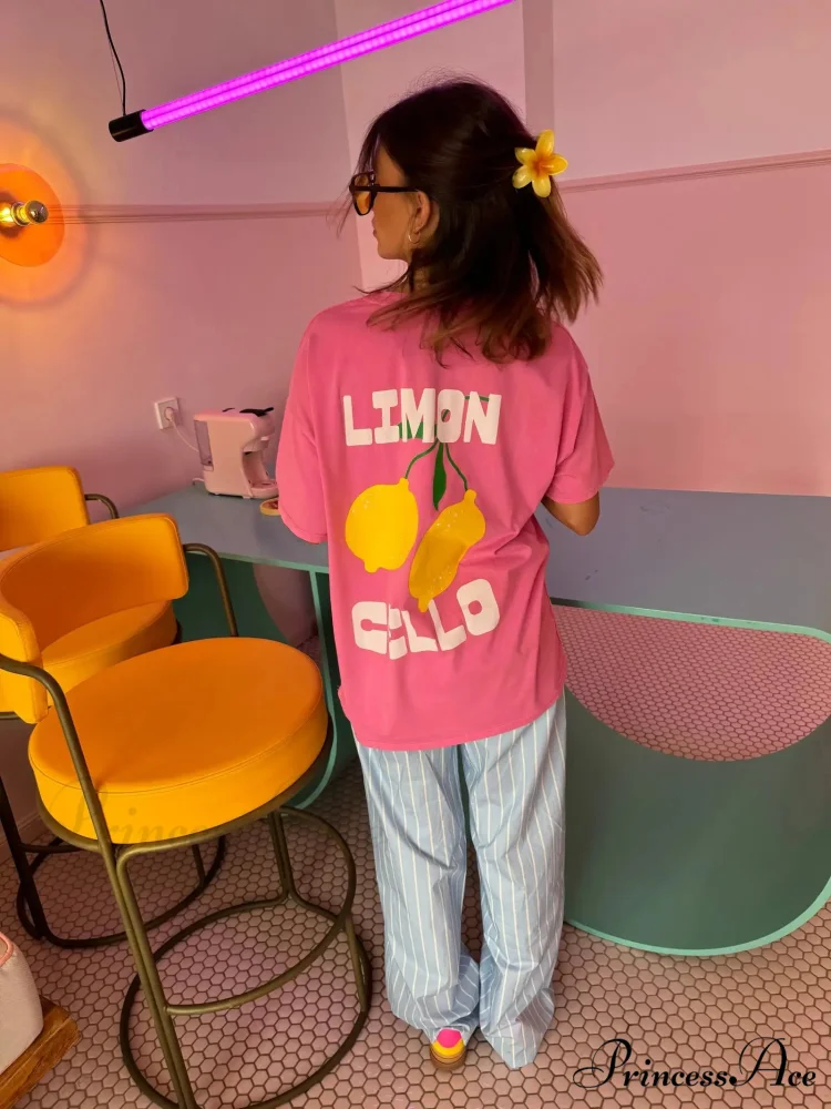 Harajuku Dark Yellow Graphic T-shirt - Image 3