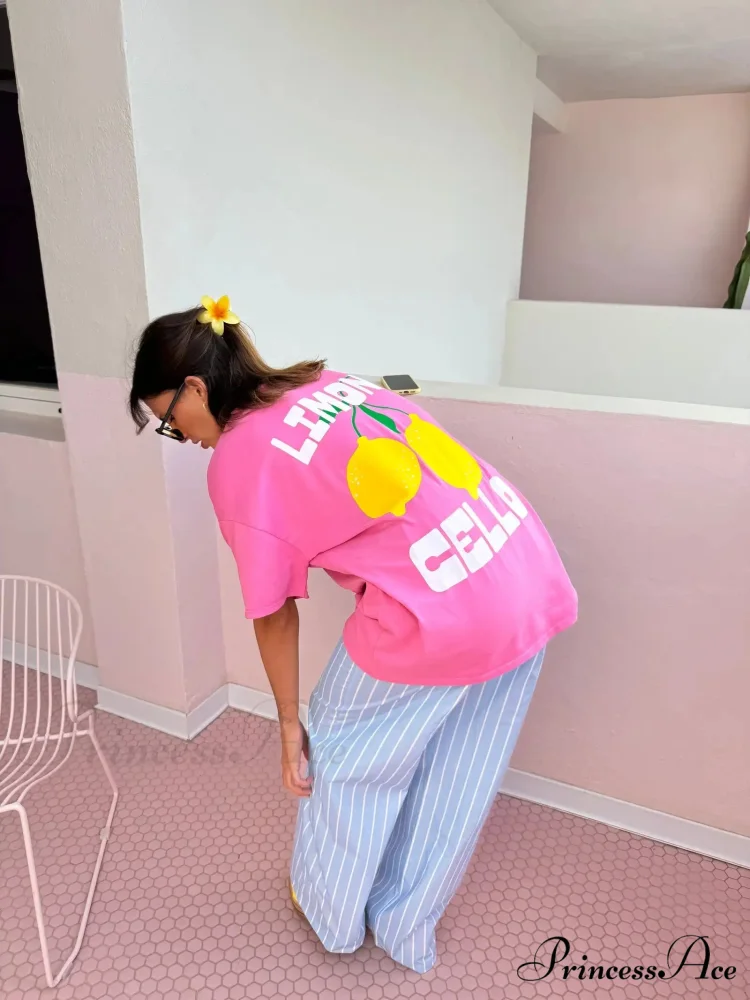 Harajuku Dark Yellow Graphic T-shirt - Image 5