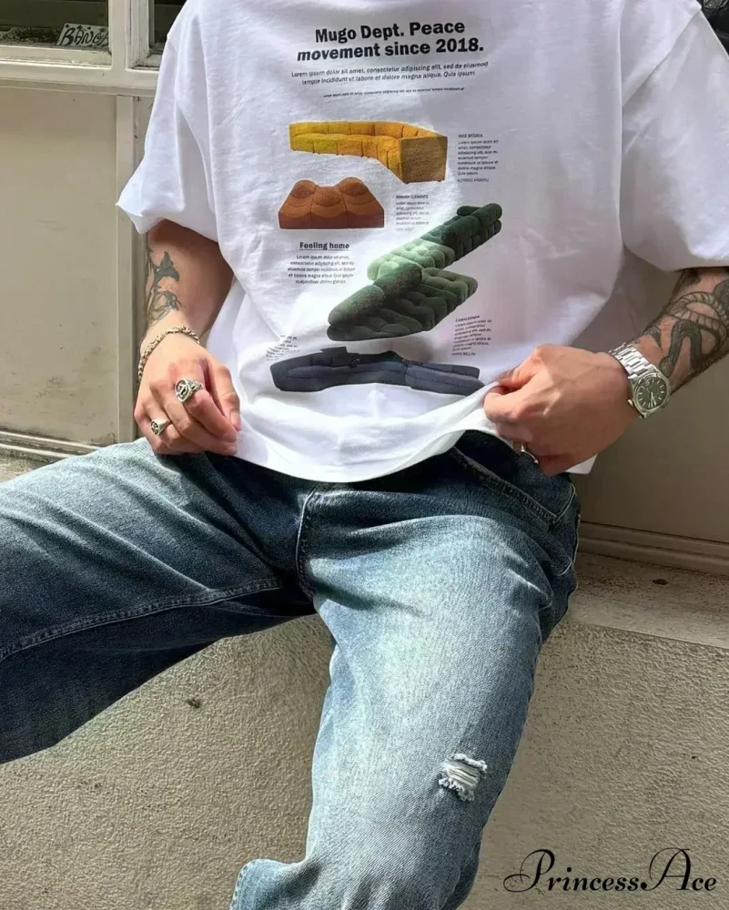 Harajuku Informal Summer Food T-shirt - Image 7