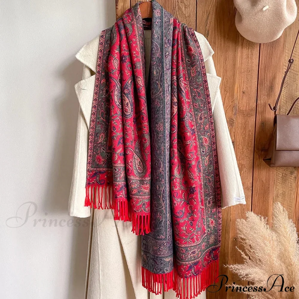 High-end Luxury Brand Winter Wrap Scarf - Image 12