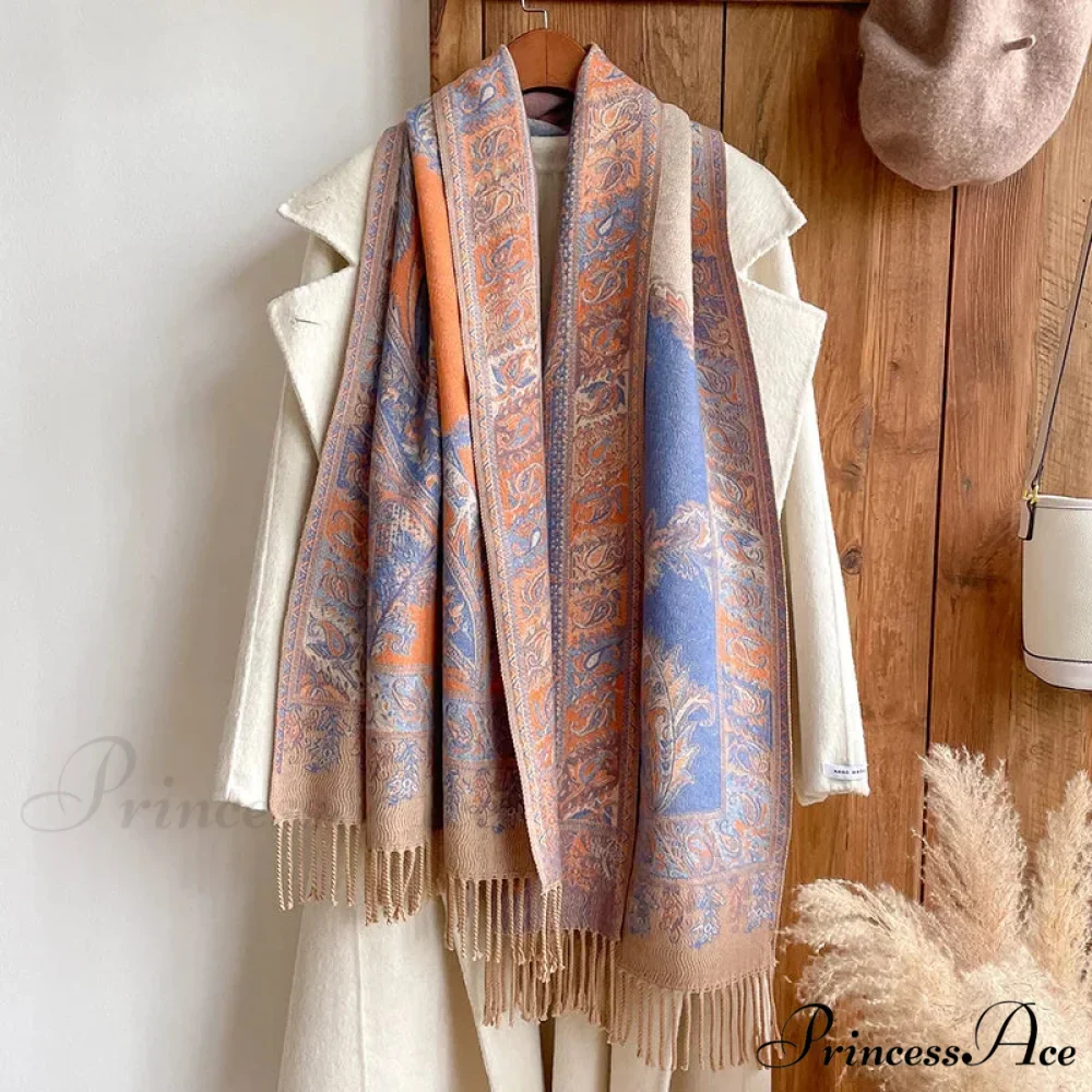 High-end Luxury Brand Winter Wrap Scarf - Image 6