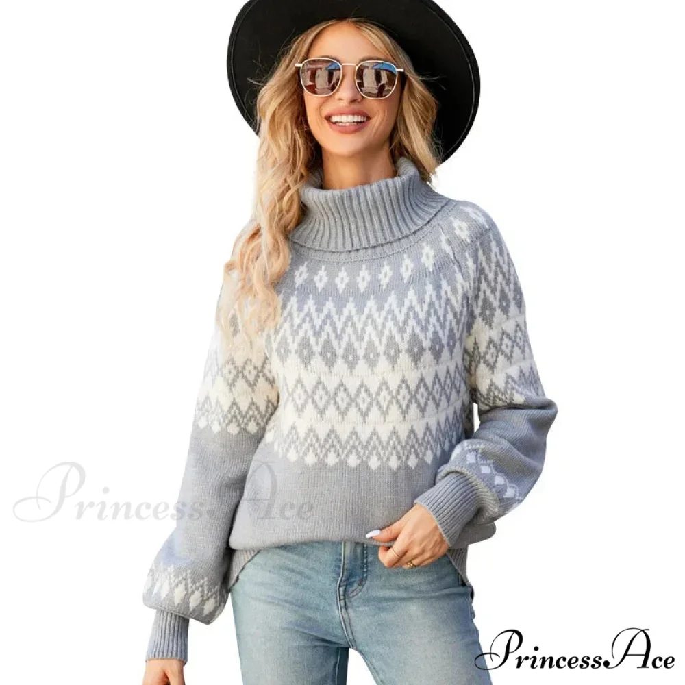 High-neck Basic Chunky Cozy Jumper - Image 4