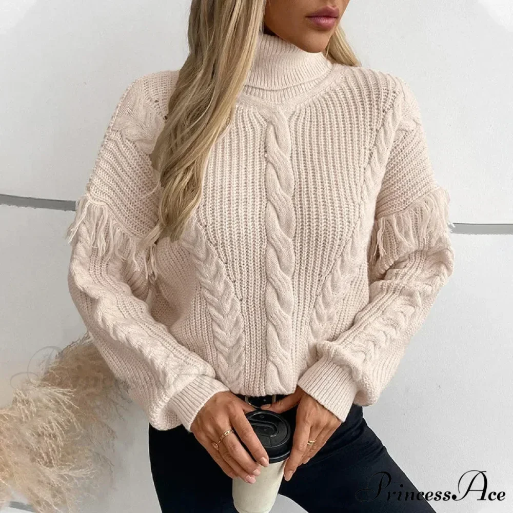 High-neck Urban Knitted Jumper - Image 3