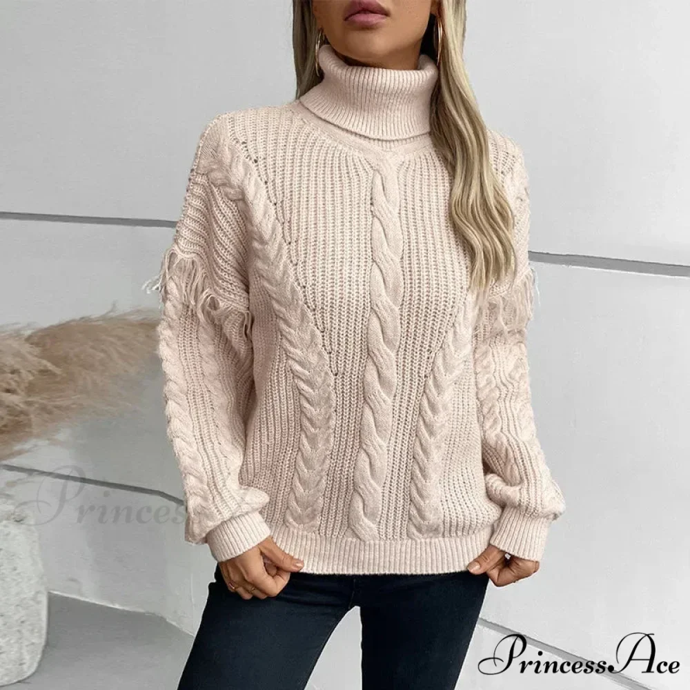 High-neck Urban Knitted Jumper - Image 4
