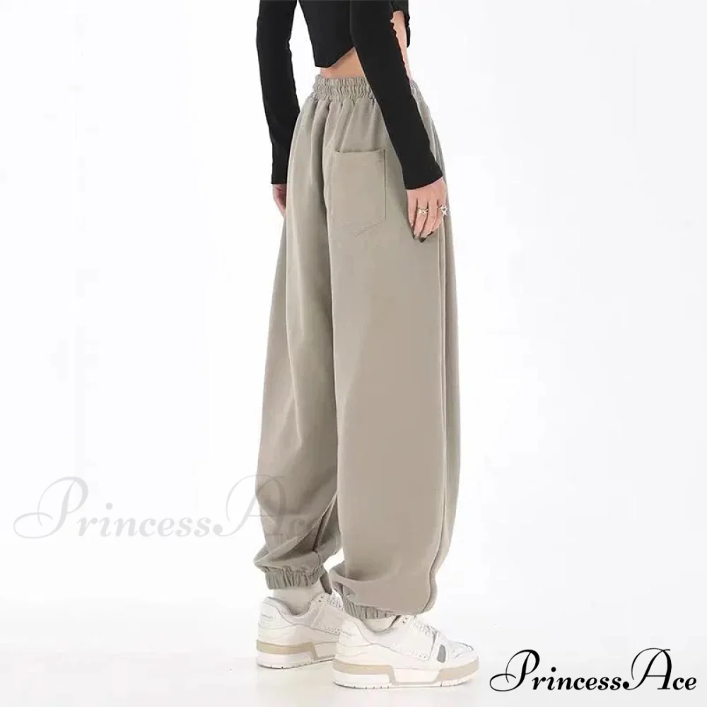 Hip Hop Message Drawstring Running Trousers - Image 5