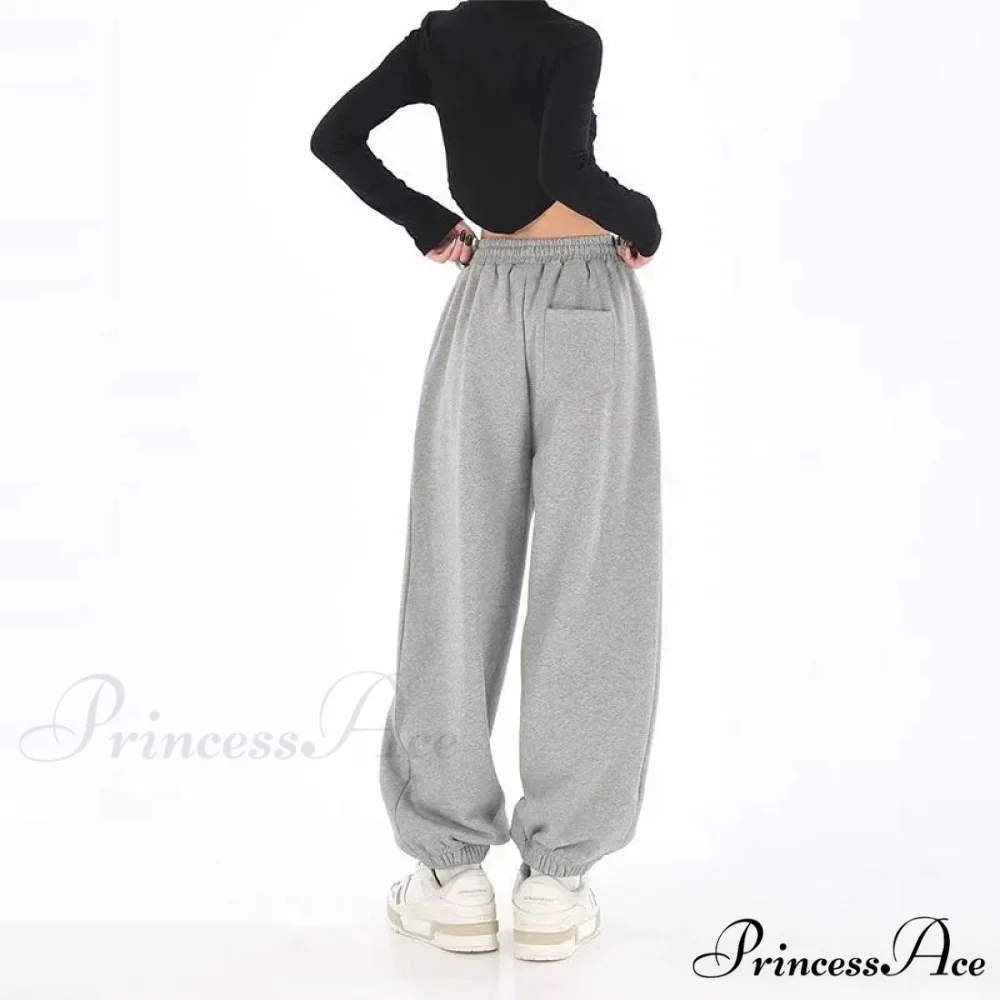 Hip Hop Message Drawstring Running Trousers - Image 6