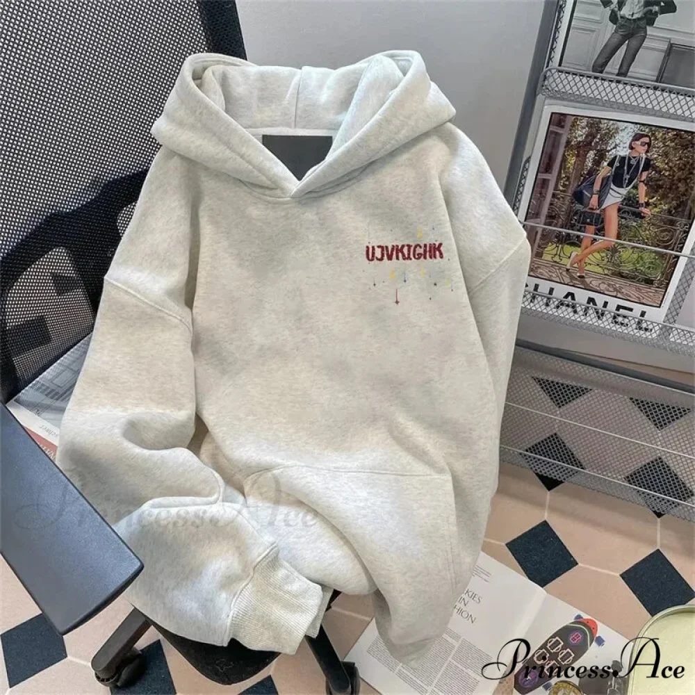 Humorous Graffiti Graphic Y2K Hoodie - Image 2