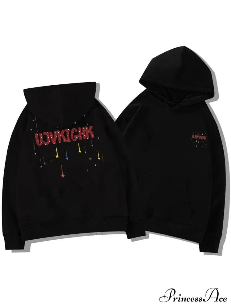 Humorous Graffiti Graphic Y2K Hoodie - Image 5