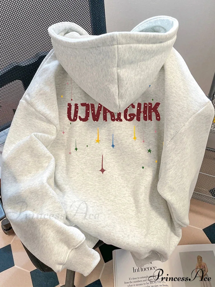 Humorous Graffiti Graphic Y2K Hoodie - Image 6