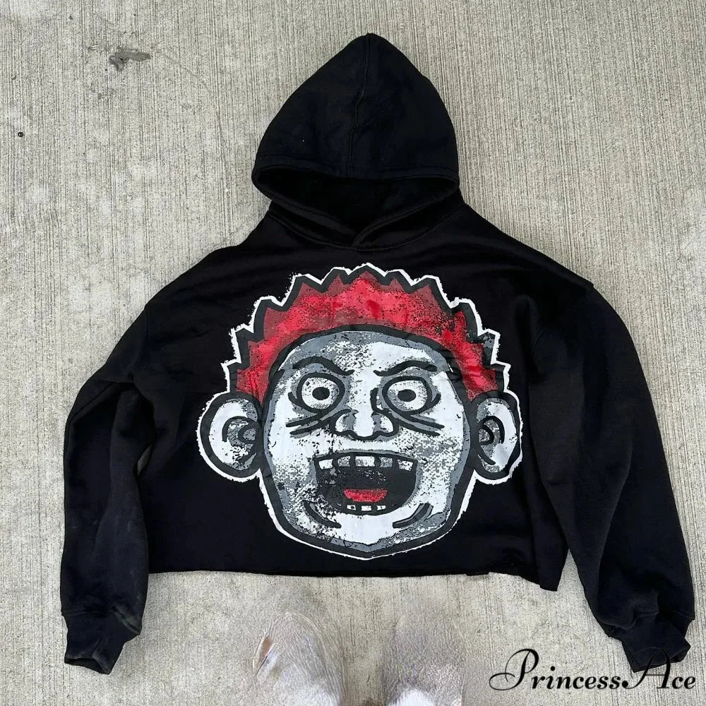 Illustrated Graphic Enormous Hoodie - Image 5