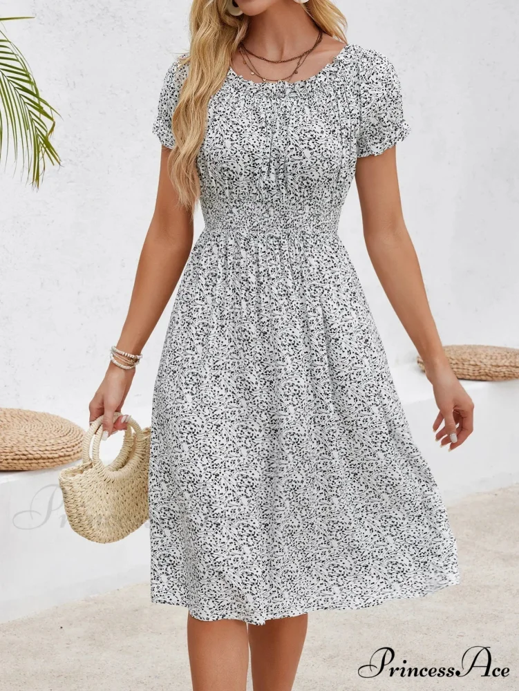 Informal Bohemian Seaside Flower Dress - Image 5
