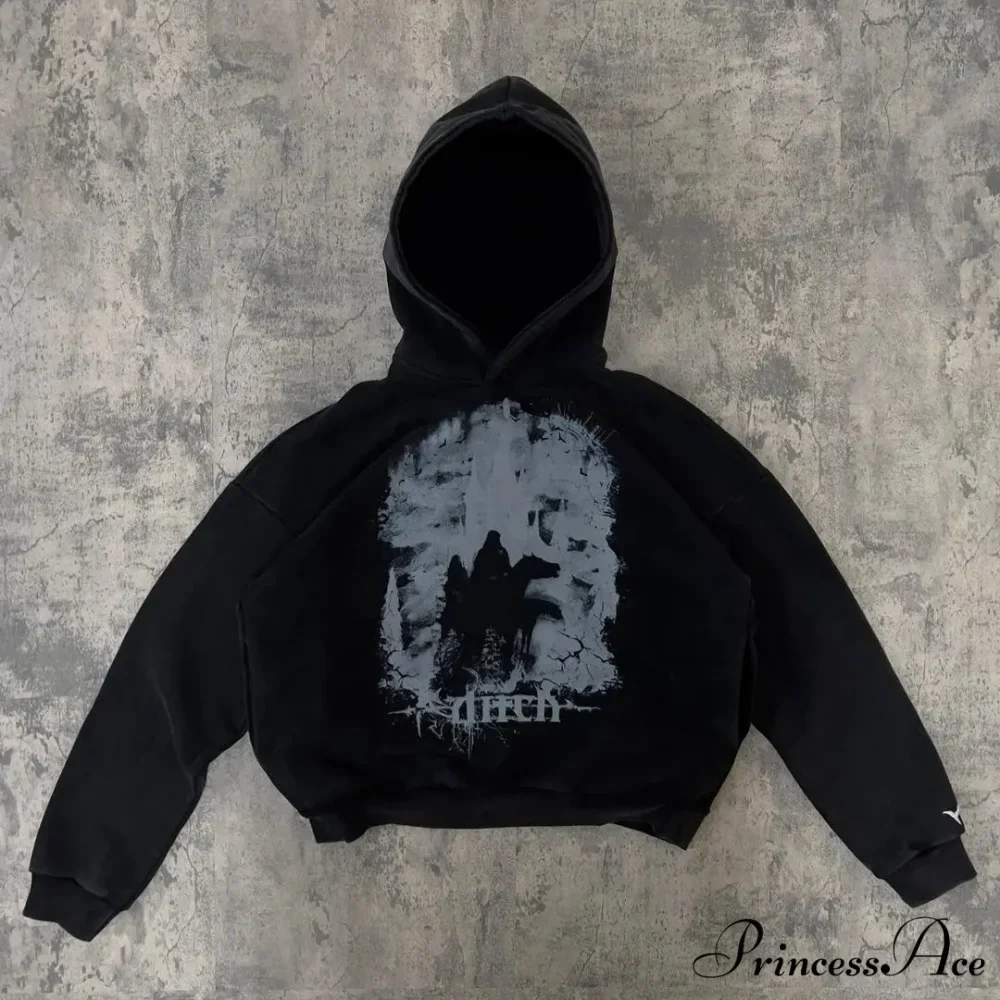 Informal Fashionable Rap Hoodie - Image 3