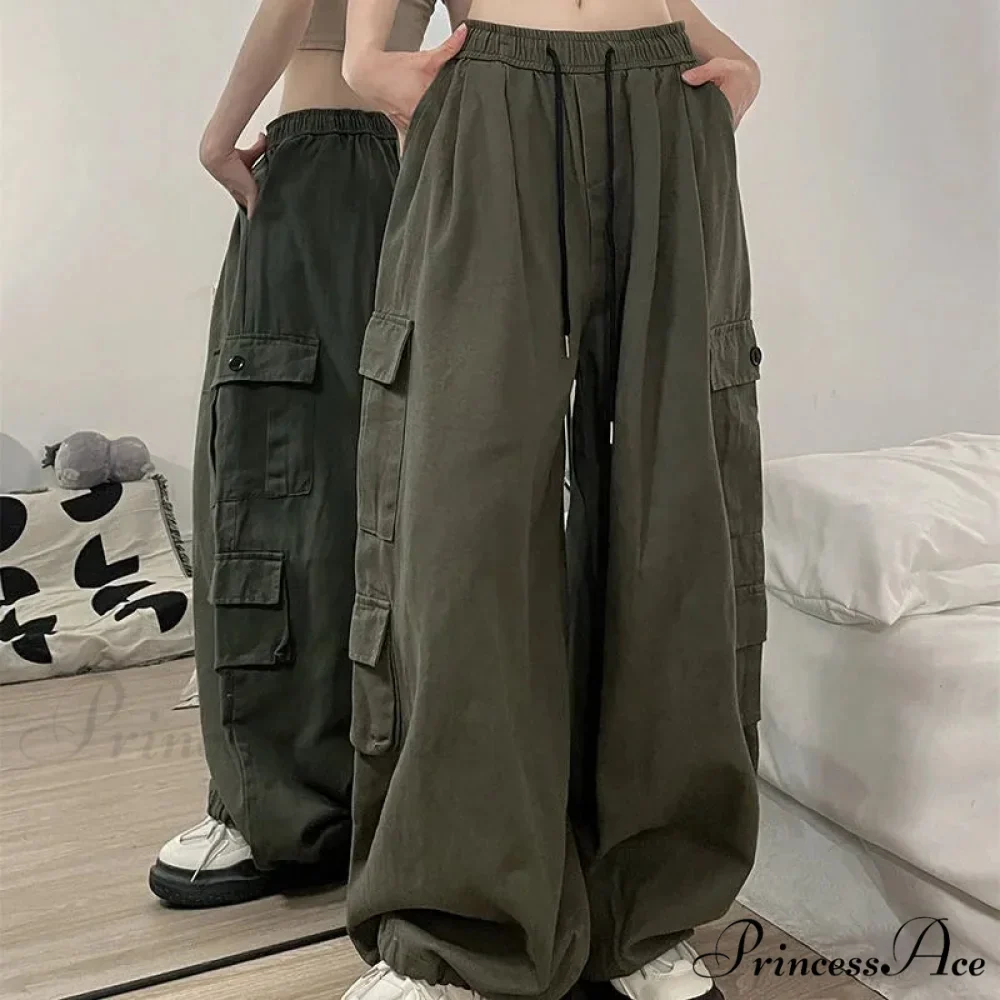 Informal Harajuku 2000s Cargo Trousers - Image 2