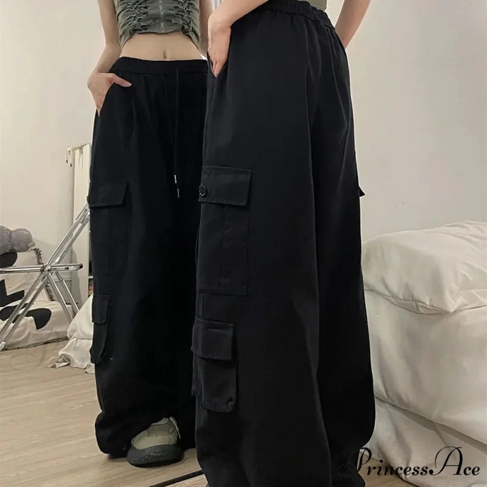 Informal Harajuku 2000s Cargo Trousers - Image 4