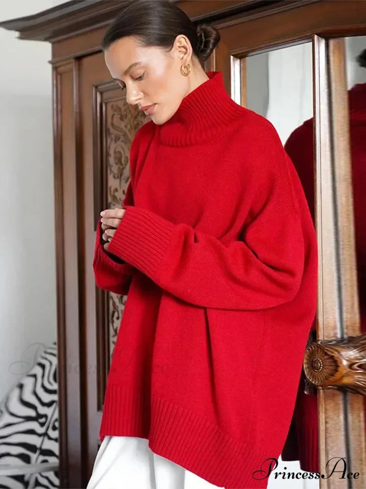 Informal Monochromatic Extended Sleeve Jumper - Image 5