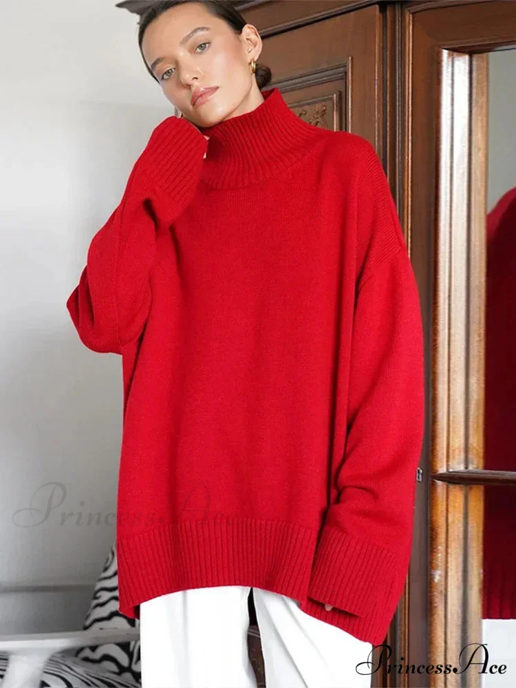 Informal Monochromatic Extended Sleeve Jumper - Image 6