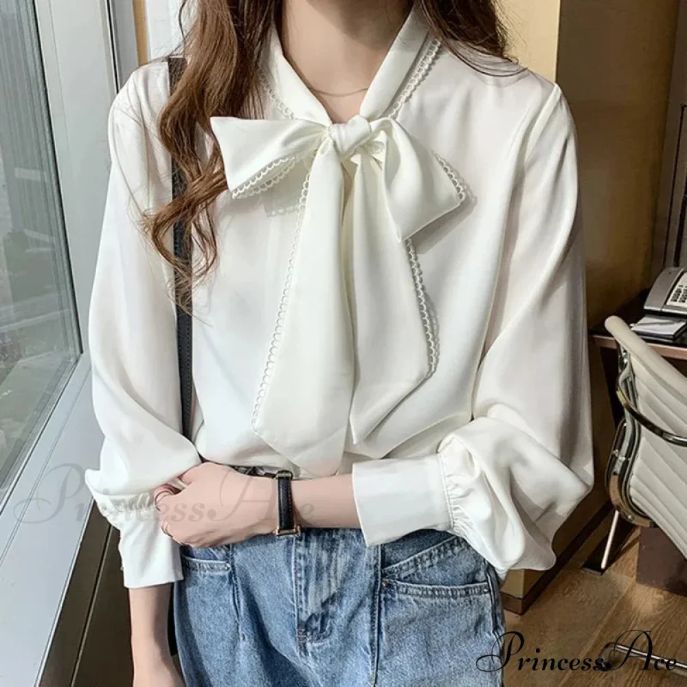 Informal Sophisticated Silk Chiffon Navy Top - Image 4