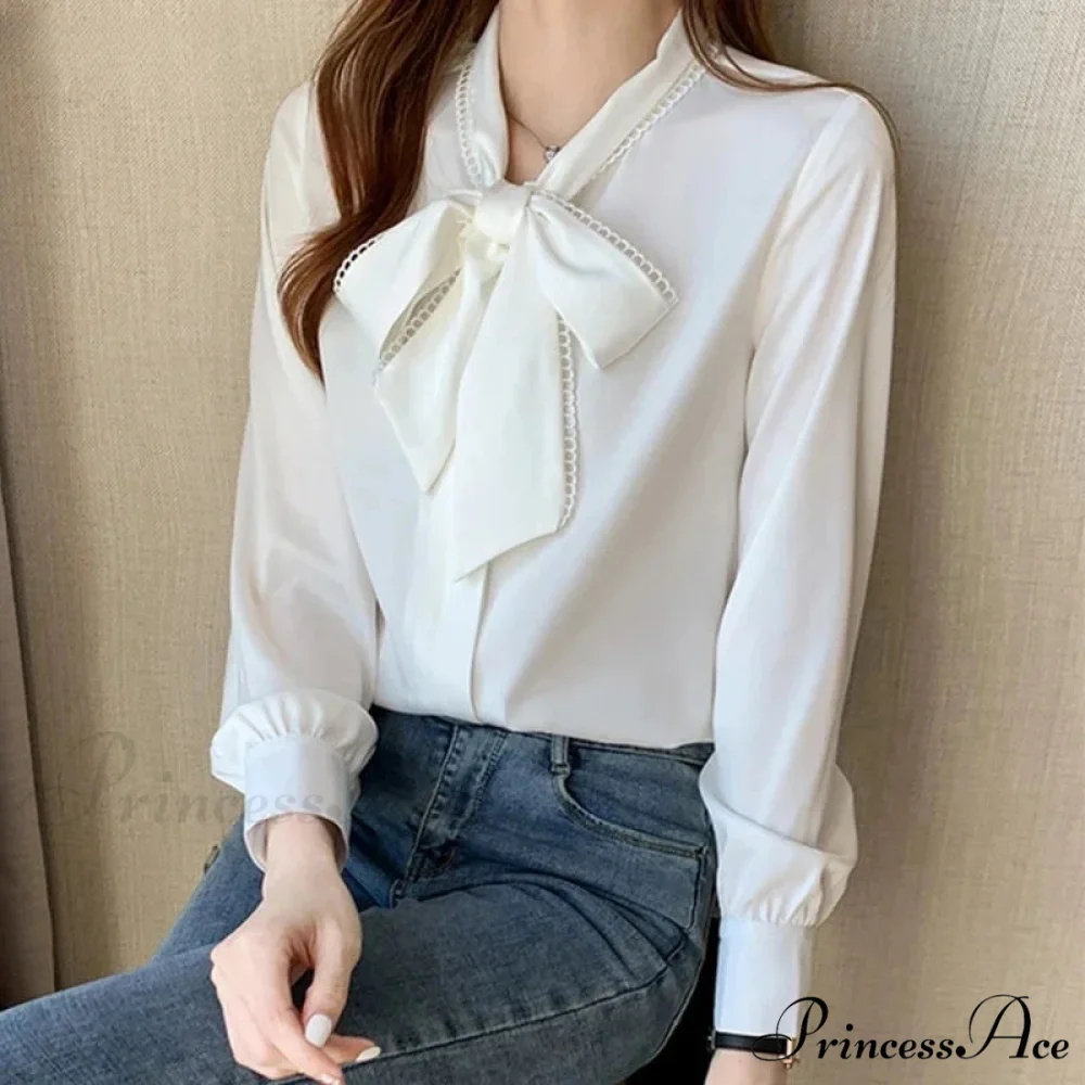 Informal Sophisticated Silk Chiffon Navy Top - Image 6