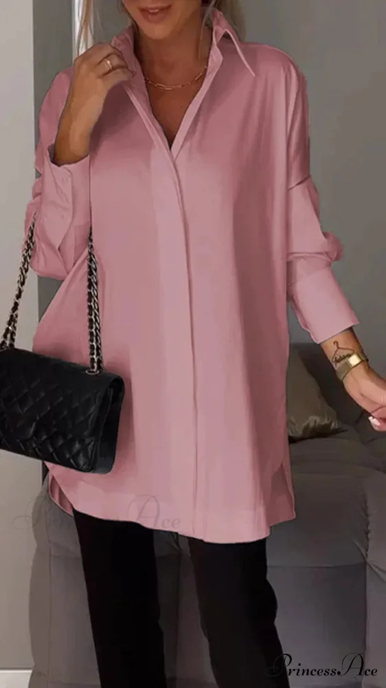 Informal Unpredictable Pullover Extended Sleeve Blouse - Image 10