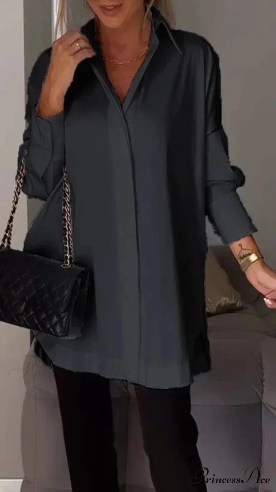 Informal Unpredictable Pullover Extended Sleeve Blouse - Image 11