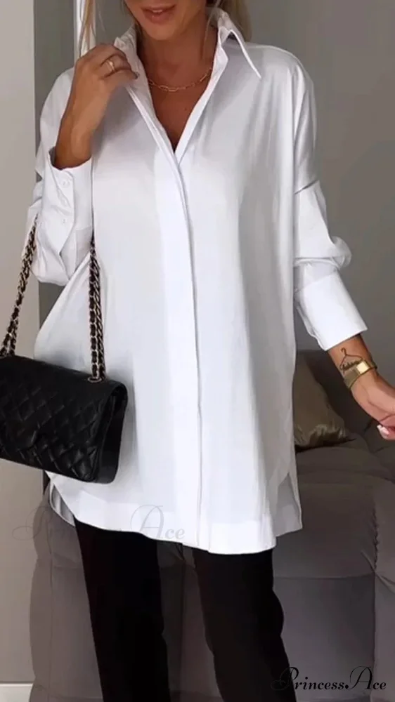 Informal Unpredictable Pullover Extended Sleeve Blouse - Image 12