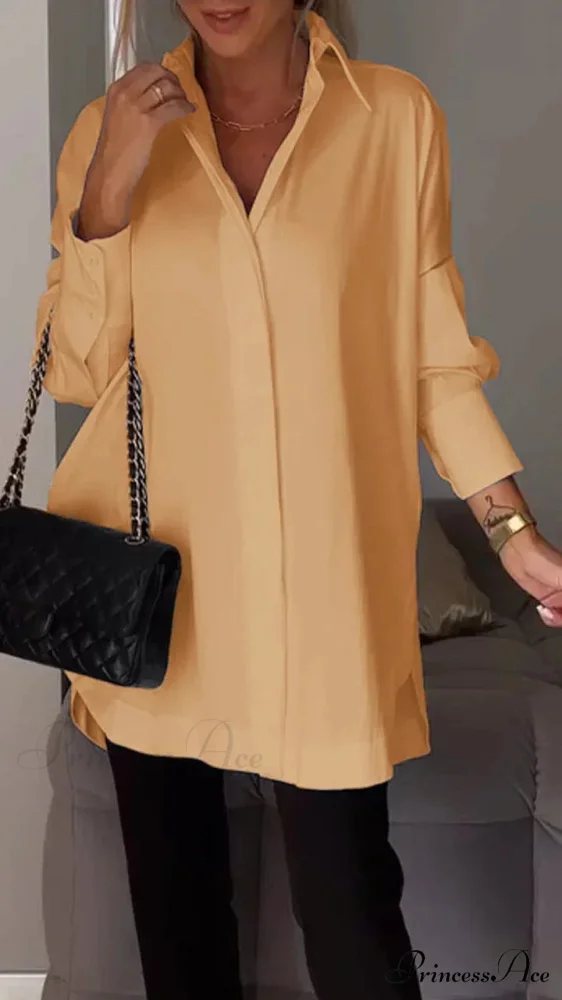Informal Unpredictable Pullover Extended Sleeve Blouse - Image 13
