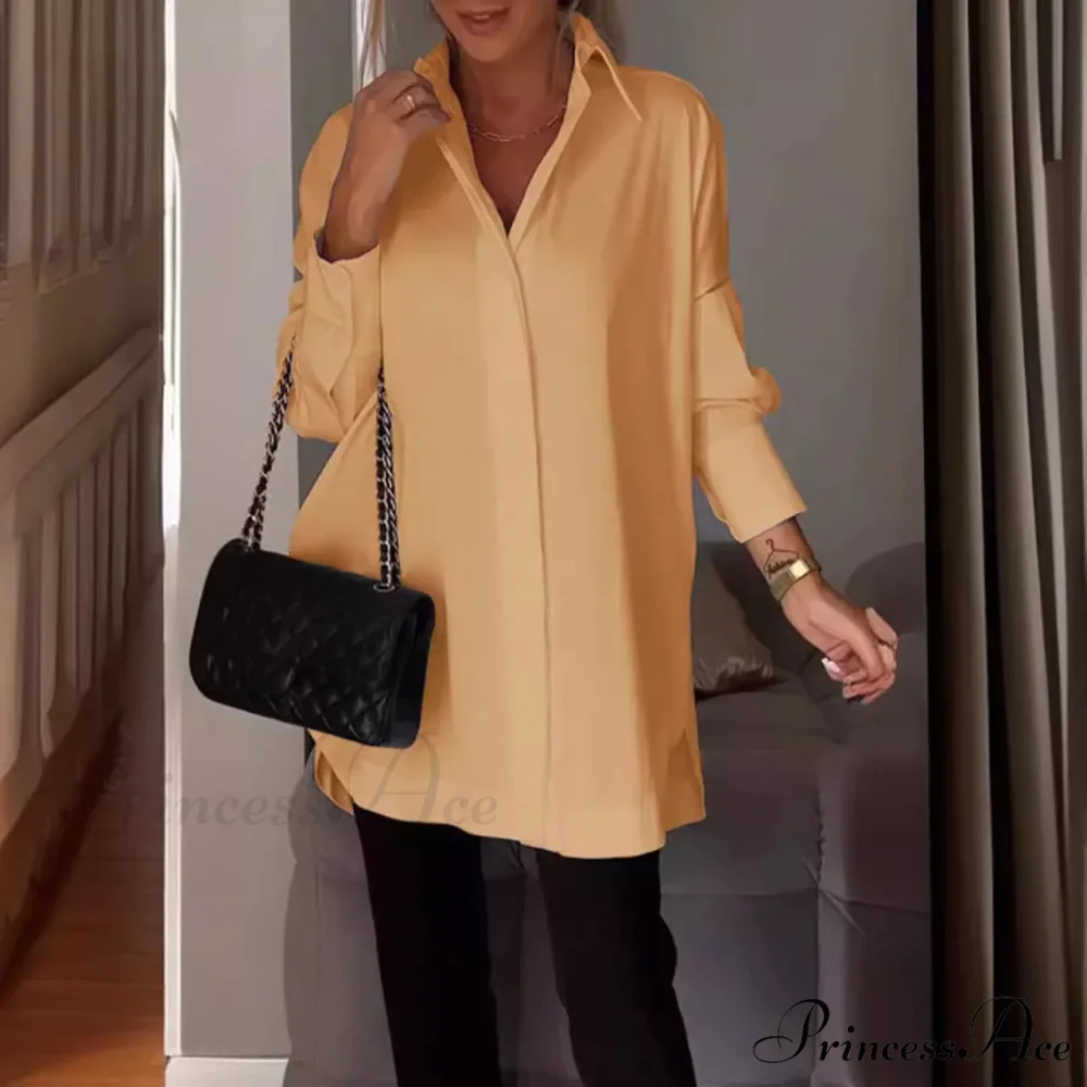 Informal Unpredictable Pullover Extended Sleeve Blouse - Image 5