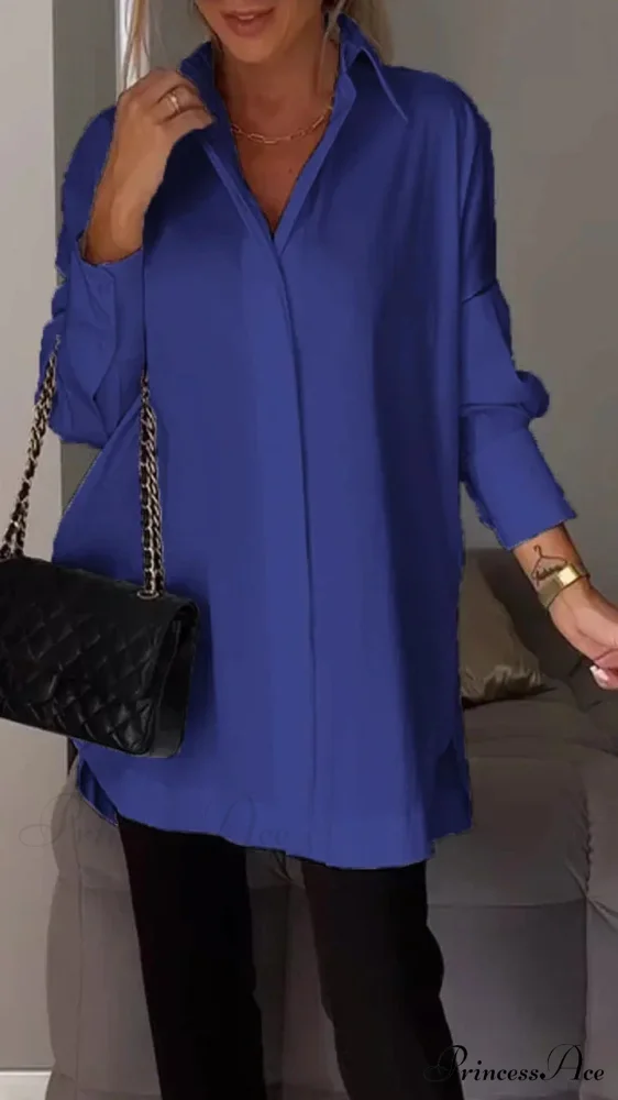 Informal Unpredictable Pullover Extended Sleeve Blouse - Image 7