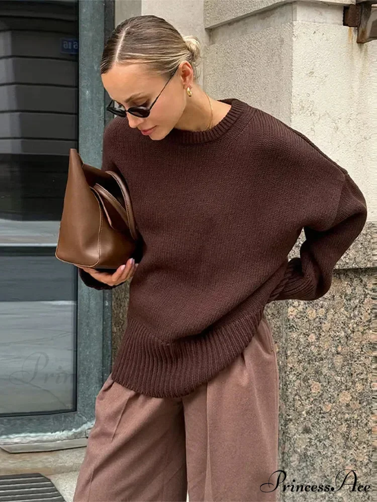 Informal Vintage Extended Sleeve Jumper - Image 5