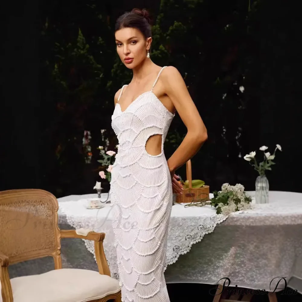 Jewel Adorned Sleeveless Bandage Formal Gown - Image 2