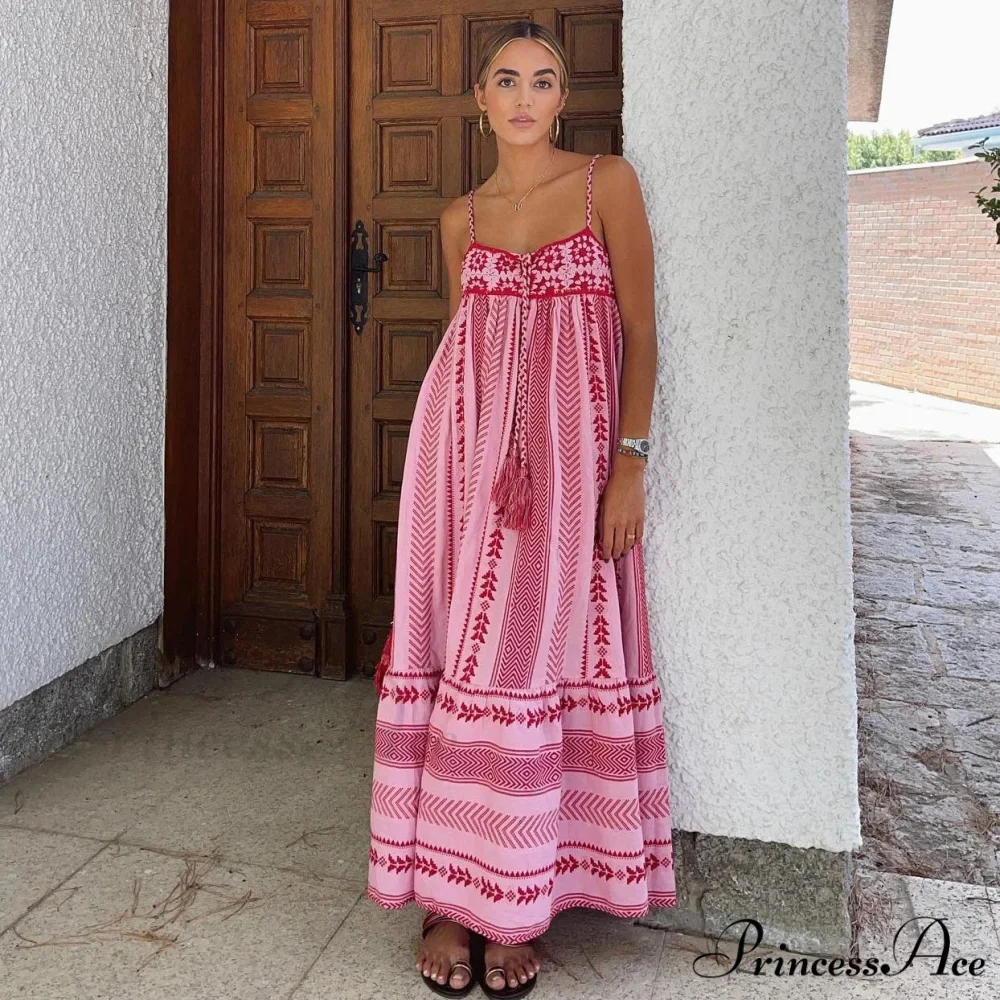 Joined Crochet Strap Bohemian Dress - Image 3