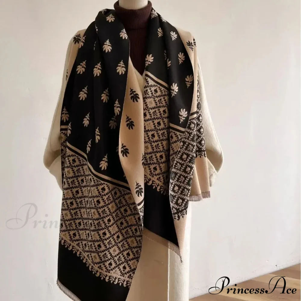 Journey Poncho Cozy Cashmere Blanket Scarf - Image 2