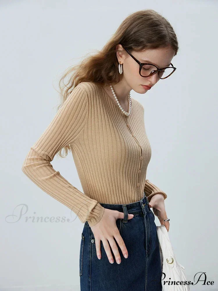 Knitted Circular Neck Jumper Informal Baggy Jumper - Image 7