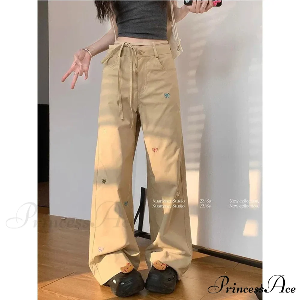 Korean Butterfly Stitched Trousers - Image 3