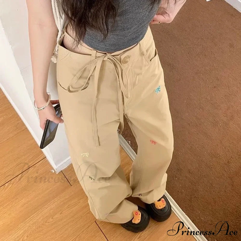Korean Butterfly Stitched Trousers - Image 6