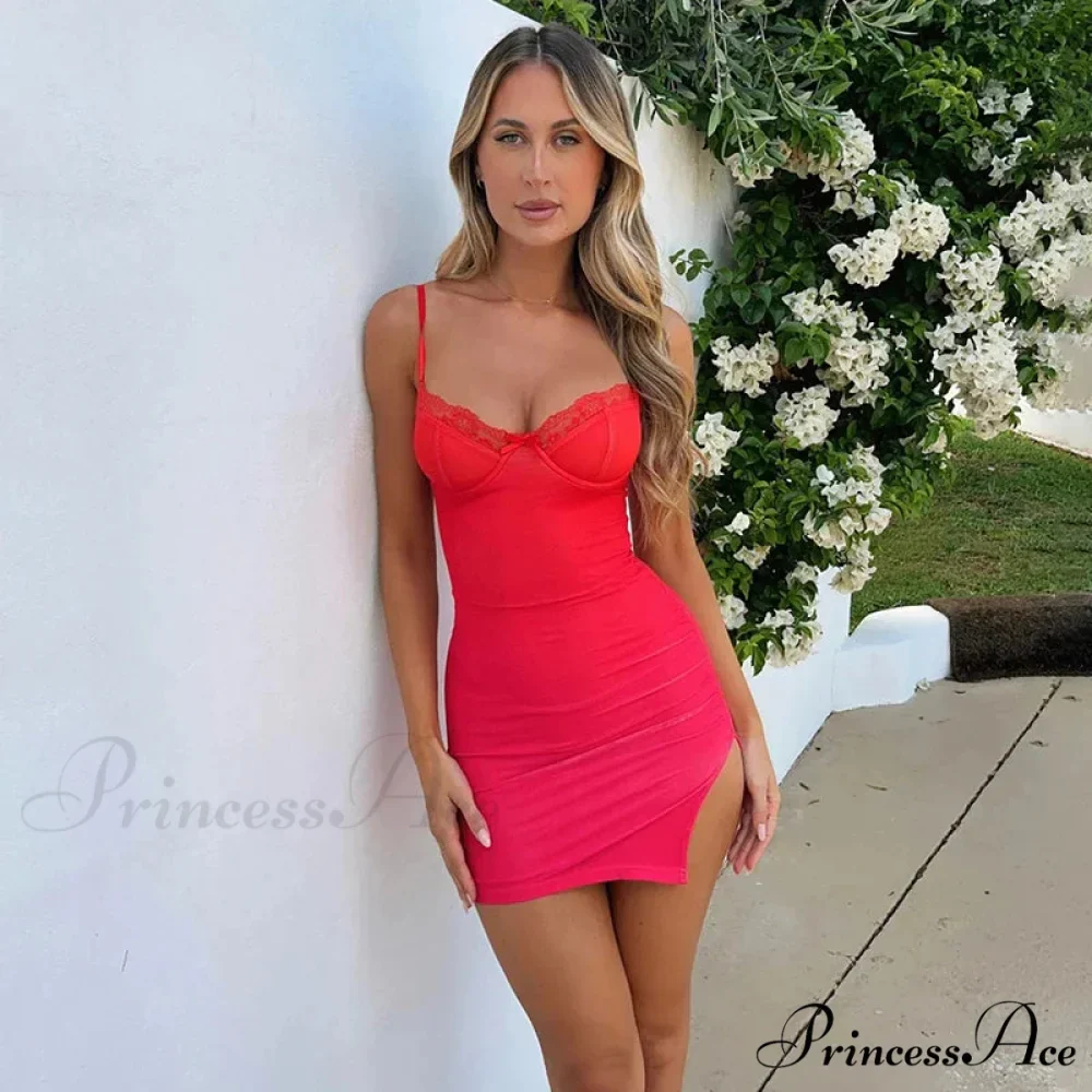 Lace Strapless Sleek Bodycon Holiday Dress - Image 5