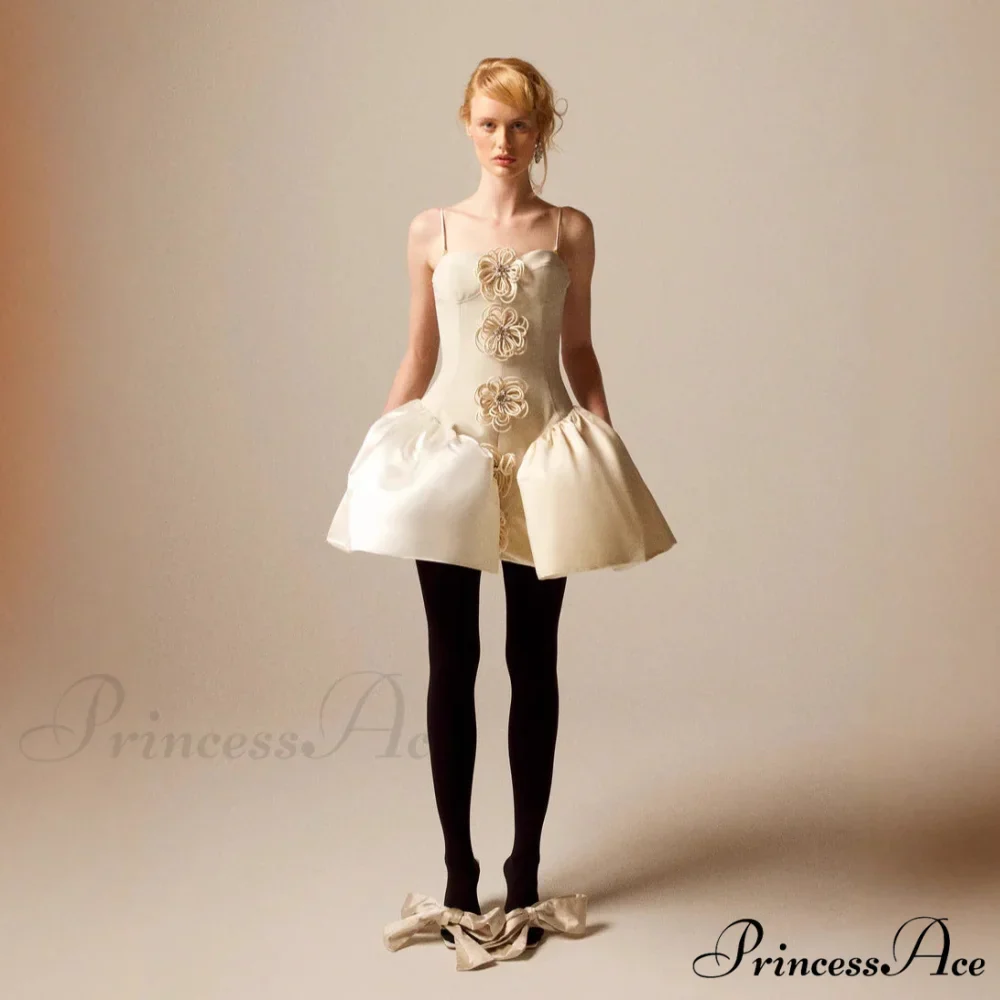 Lacy Flower Bandage Prom Dress for Birthday Celebration - Image 2