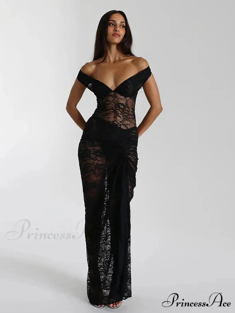 Lacy Flower Skirt Suit Holiday Dress - Image 6