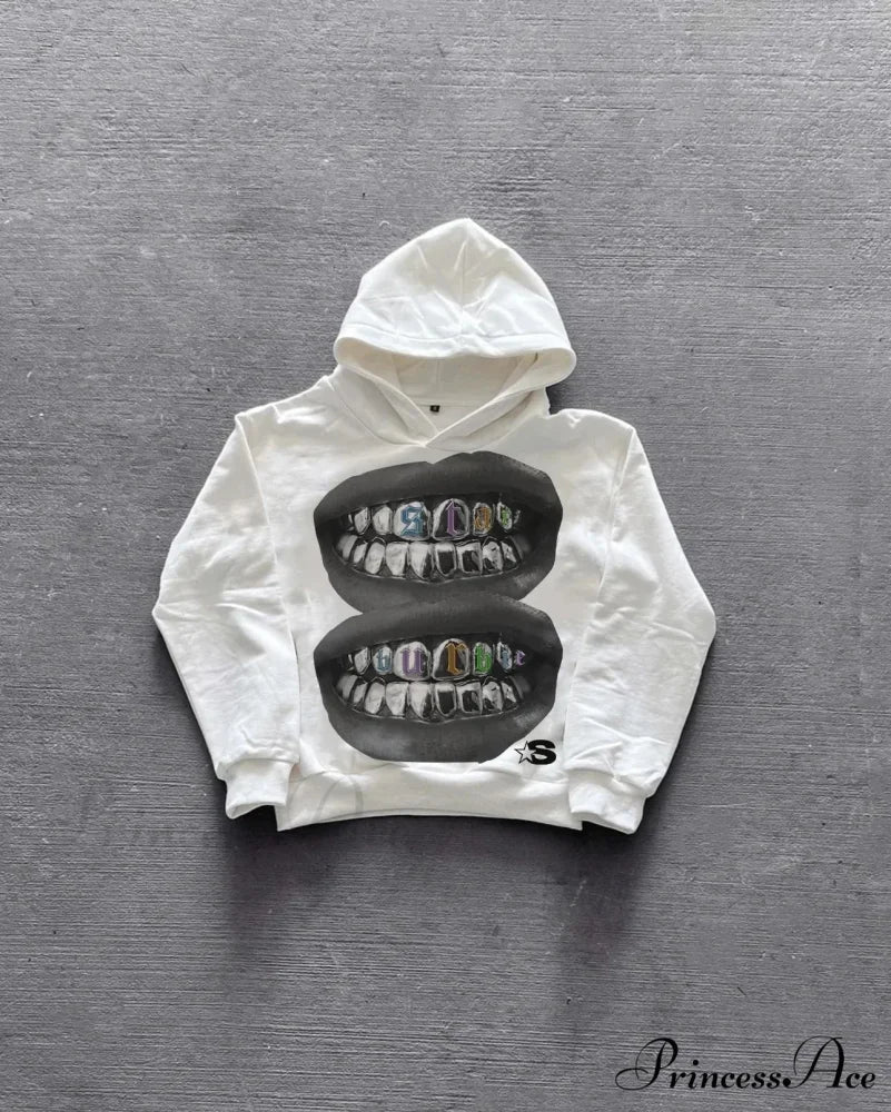 Large Graphic Baggy Hoodie - Image 2