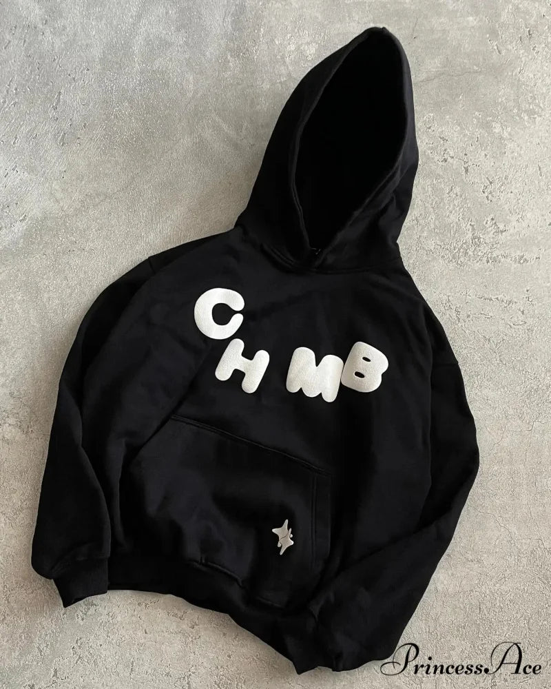 Large Graphic Baggy Hoodie - Image 6