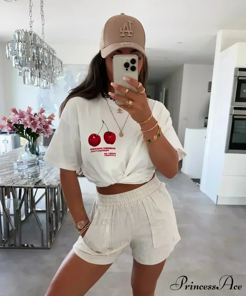 Large Harajuku Adorable Fruits T-shirt - Image 12