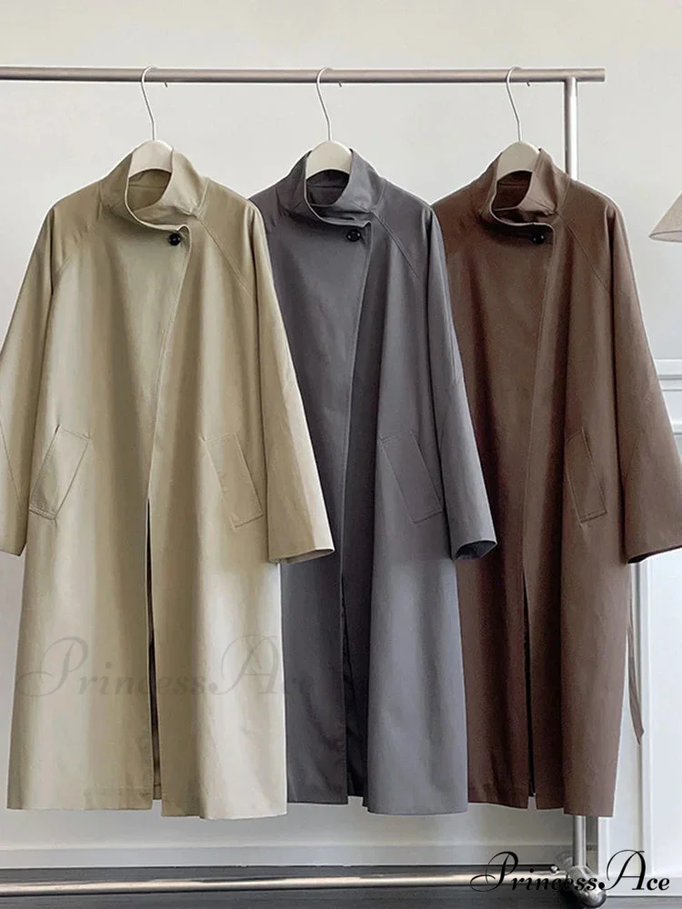 Large Lapel Baggy Overcoat - Image 4