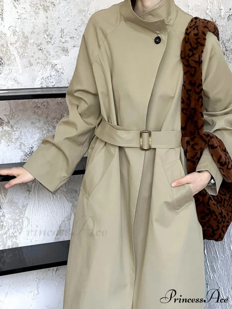 Large Lapel Baggy Overcoat - Image 6