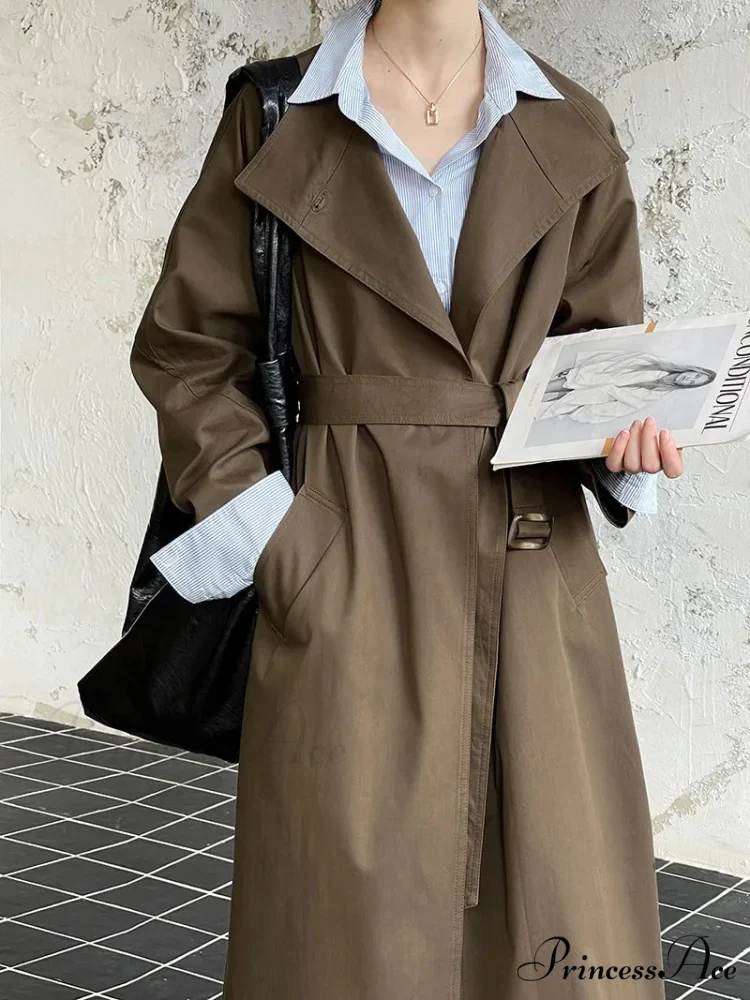 Large Lapel Baggy Overcoat - Image 7