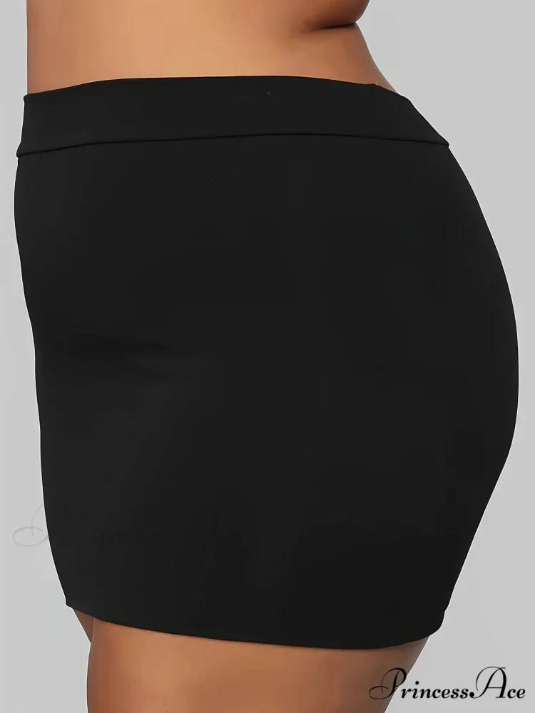 Large Size Bodycon Narrow Skirt - Image 3