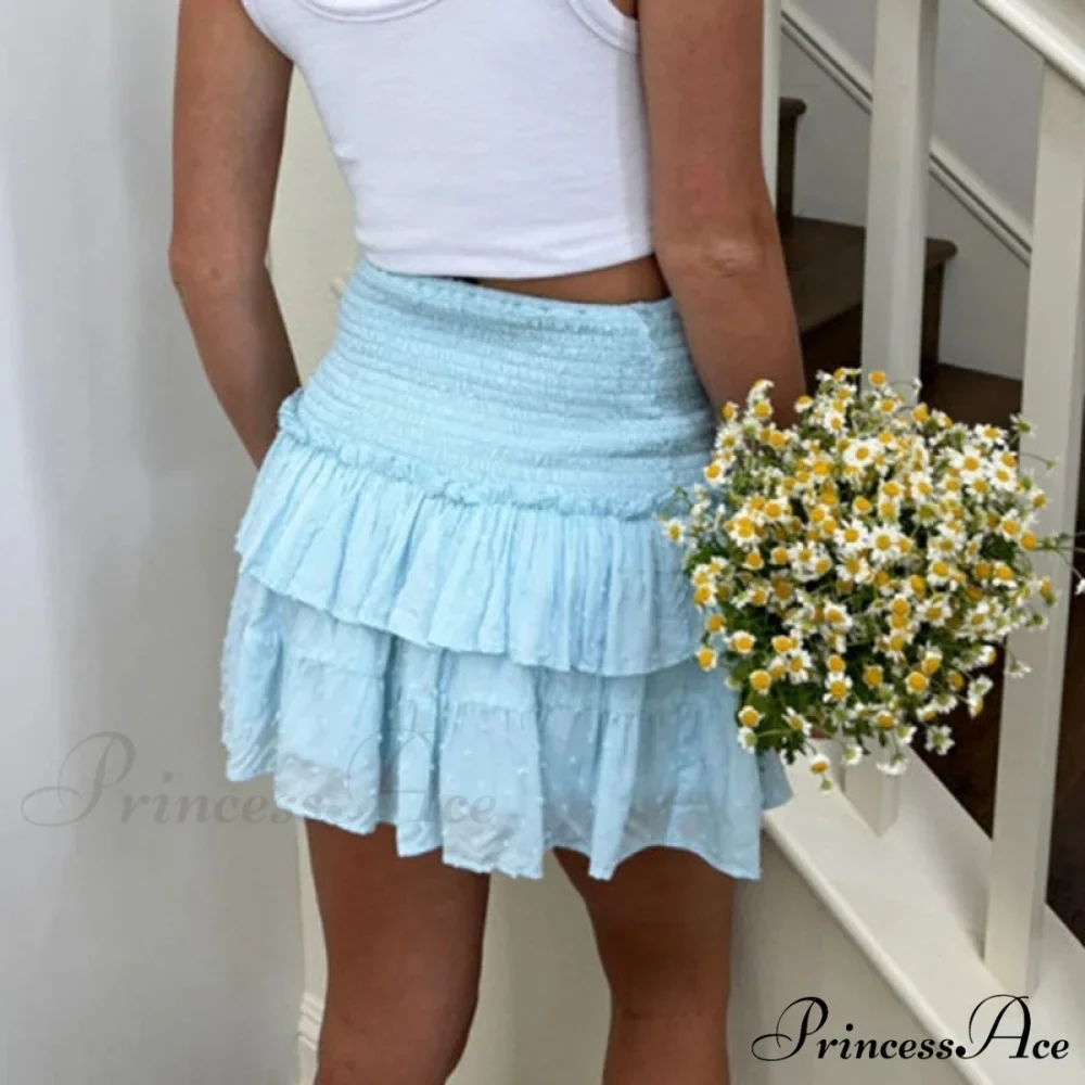 Layered Flounced Draped Skirt - Image 4