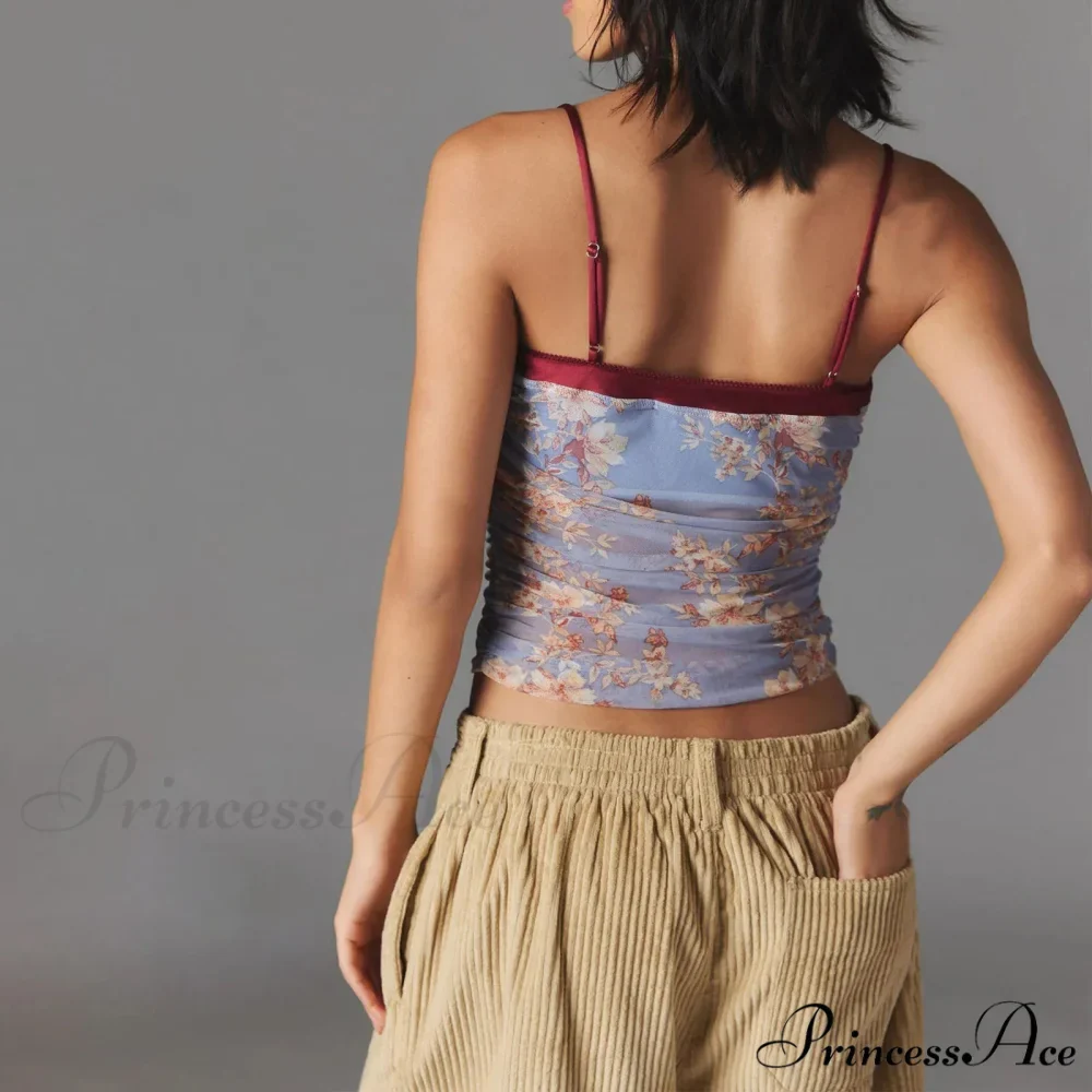 Leopand Net Noodle Crop Top - Image 2