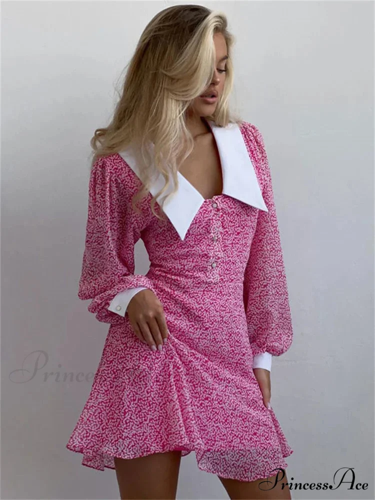 Long Sleeve Short Dress - Image 2