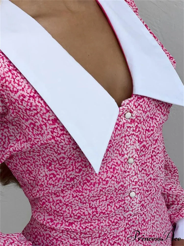 Long Sleeve Short Dress - Image 4