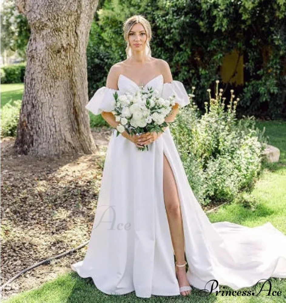 Long Wedding Dress - Image 4